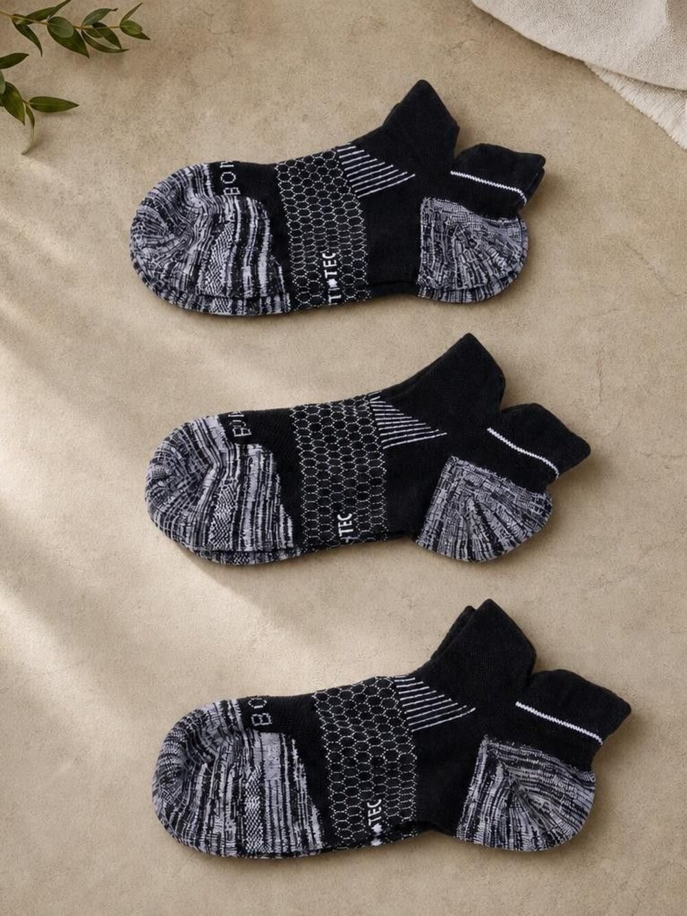 3-PACK Bombas ankle socks